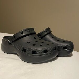 Black Platform Crocs - Brand New - Never Worn